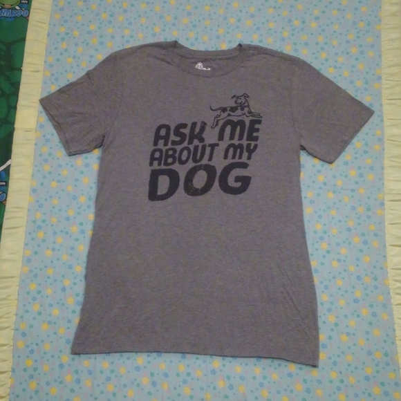 🐶 Ask Me About My Dog 🐕 Shirt Medium 🔥 Kin Ship ❤️ 🚢 Goods Puppy Pet Friend - Picture 2 of 6